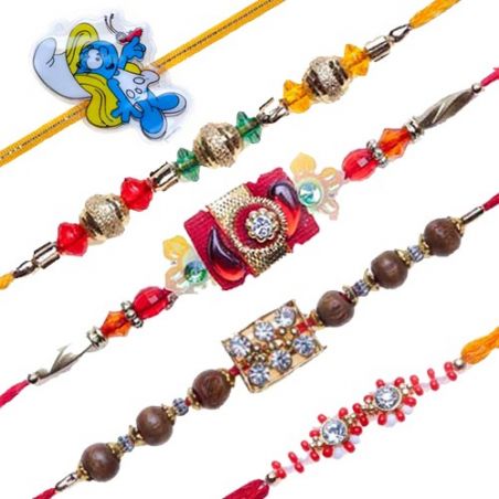 Set Of 5 Rakhi