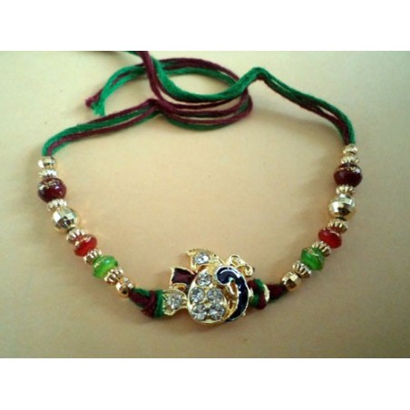 Peacock Designed Rakhi