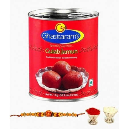 Ghasitaram Rakhi Special Gulab Jamun Tin