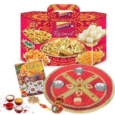 Buy Feastive Celebrations Bikano Soan Cake With 5 Blessed Rakhis, Pair Of  Ganesha Soan, Pooja Rakhi, Kesar And Chawal, 480 Gm (Set Of 4) Online at  Best Prices in India - JioMart.