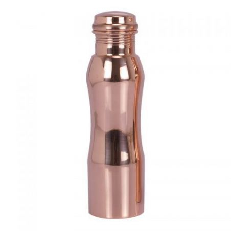 Curved Design Copper Bottle