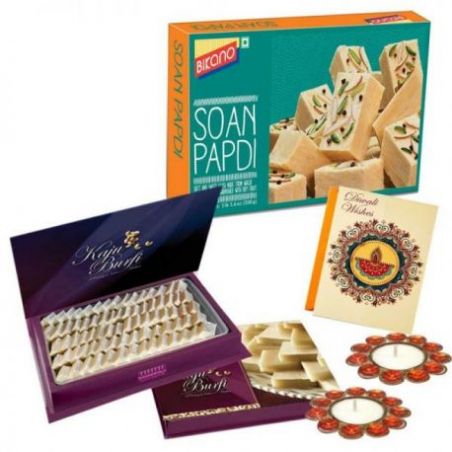 Bikano Soan papdi and Kaju katli-Diwali gifts