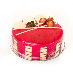 Strawberry Cake (Budhani Wafers)