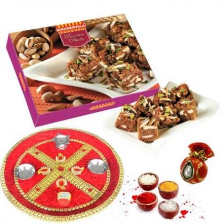 Bikanervala Dhoda  with Bhaidooj puja thali