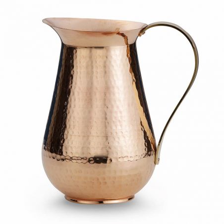 Water jug with brass base and brass Handle