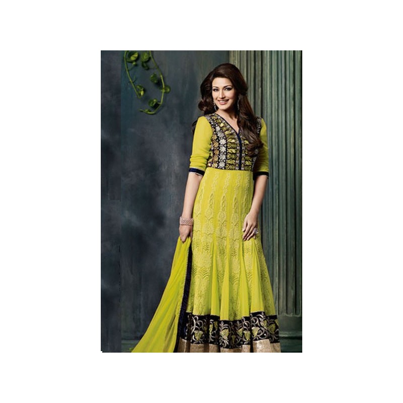 Gorgeous Green Anarkali