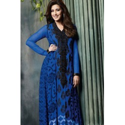 Goodlooking Blue Anarkali