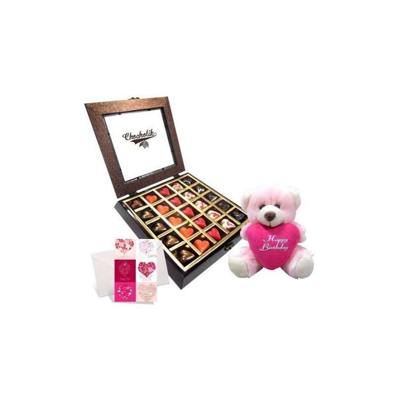 heart teddy box