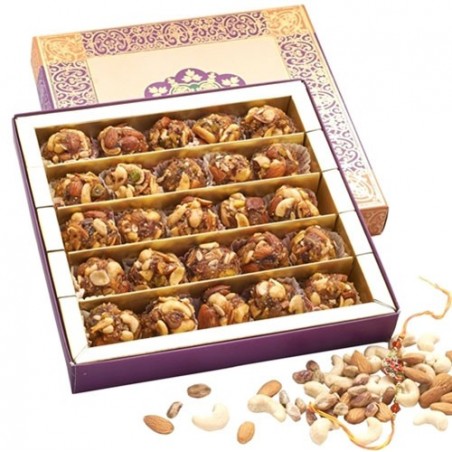 Ghasitaram Rakhi Special Dryfruit Laddu Mithai Box