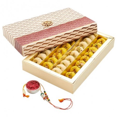 GhasitaramRakhi Special Mix Mawa Peda Mithai Box