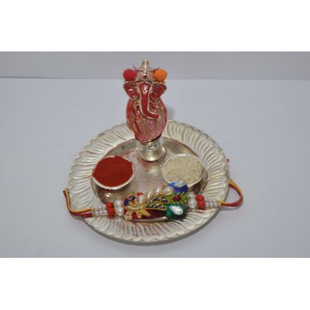 Peacock Rakhi Thali